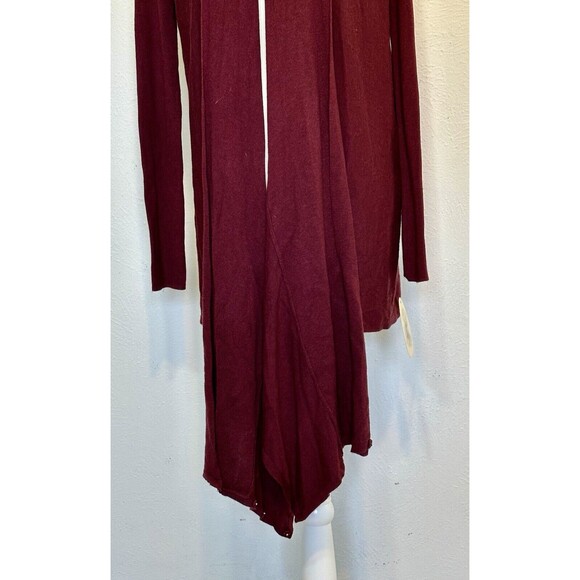 NWT Nordstrom Lingerie Women Size M Long Sleeves Open Front Long Wrap Cardigan - Picture 3 of 14
